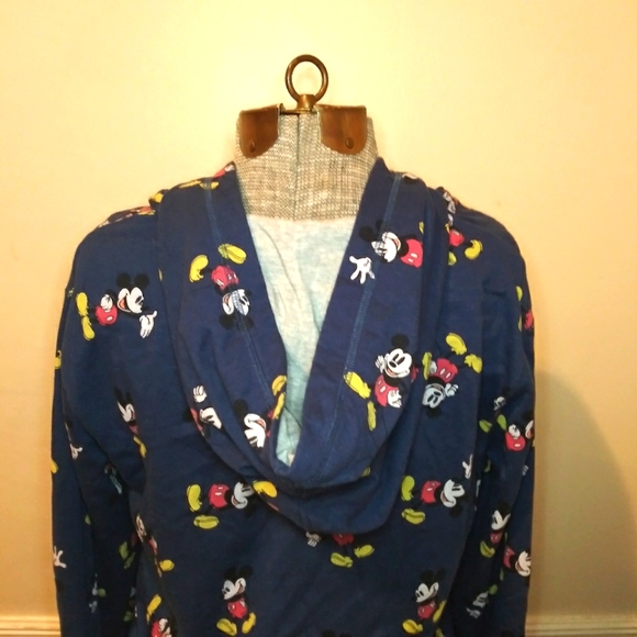 Disney Store Women's Navy Classic Happy Mickey Mouse Hoodie - Picture 7 of 10